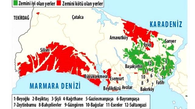 silivri zemin saglam olan yerler istanbul da zemini saglam olan ilceler hangileri