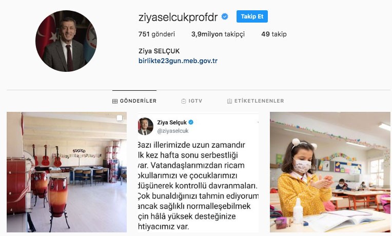 ziya selçuk instagram hesabı
