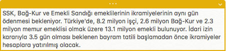 emekli bayram ikramiyesi