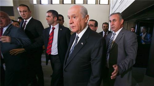 Devlet Bahçeli ifade veriyor