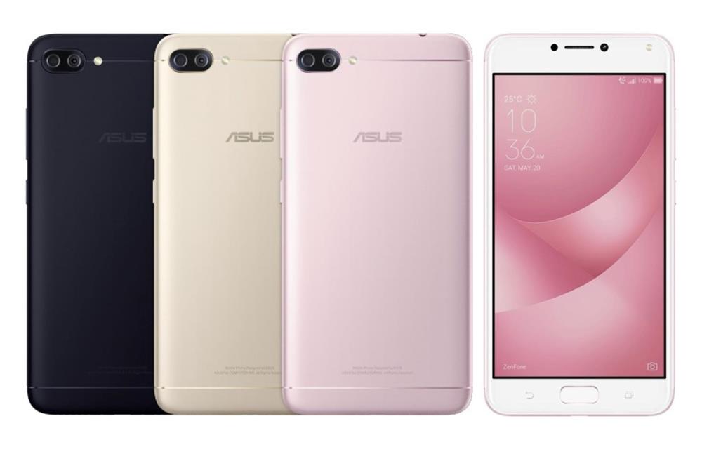 Asus Zenfone 4 Max siyah, altın ve pembe renkleriyle satışa sunulacak.