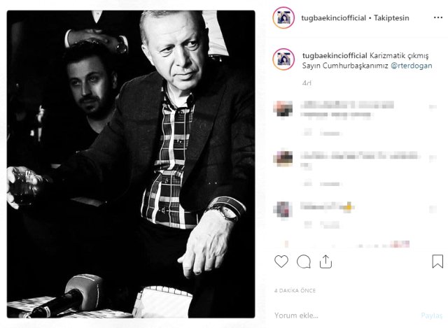 Şarkıcı Tuğba Ekinci, Erdoğan'a övgü yağdırdı