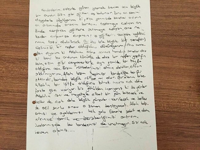 Meclisi Bombalayan FETÖ'cü Pilotun Koğuşunda Mektup Ele Geçirildi