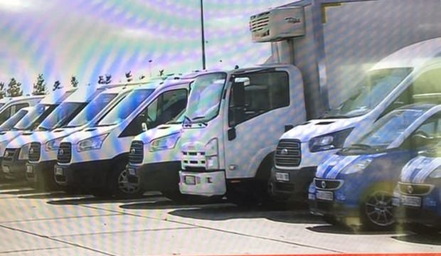 Yenikapı'ya getirilen hizmet araçları