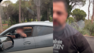 Aracın önünü kesip böyle saldırdı!