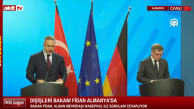 Bakan Fidan Alman meslektaşı ile ilgili açıklamalarda bulundu
