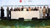Bakan Göktaş'ın katılımıyla '41 yıllık evli ulu çınarlarımız kutsal topraklarda' projesinde yeni kuralar çekildi