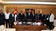 Başkan Öntürk Reyhanlı'dan ticaret kurumlarını ziyaret etti
