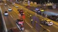 D-100’de 3 araç birbirine girdi: 3 kişi yaralandı