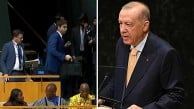 Erdoğan'ın sözleri zıplattı! Salondan ayrıldı