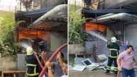 Hastanede yangın paniği hastalar tahliye edildi