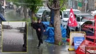 Kars’ta dolu yağışı vatandaşları zor durumda bıraktı
