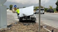 Konya’da kavşakta dehşet! İki otomobil çarpıştı, 1'i ağır 5 yaralı var!