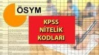 KPSS nitelik kodları nedir? 3001 ve 6225 nitelik kodları ne anlama geliyor?