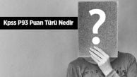 KPSS P93 puanı nedir? KPSS P93 puanı hangi kadrolarda kullanılır?