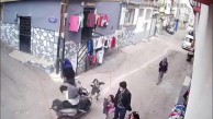 Küçük kıza çarpıp metrelerce savurduktan sonra hızla kaçtı