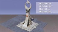 Külliye’nin 15 Temmuz Şehitler Anıtı güneş gibi parlıyor