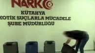 Kütahya'da 4 valizden 98,74 kilogram pregabalin çıktı: 1 şüpheli tutuklandı