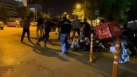 Motokurye - esnaf savaşında yumruklar konuştu