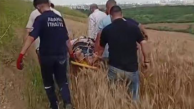 Otomobil tarlaya uçtu: 1 kişi öldü, 1 yaralı var