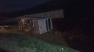 Şampiyonluk dönüşü şok kaza! Final maçından dönen taraftar otobüsü şarampole yuvarlandı!