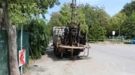 Samsun Canik'te yaklaşık 40 metre derinlikten metan gazı çıktı, bölge güvenlik çemberinde