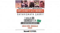 Suriye Devrimi ve Gazze Direnişi İçin Saraçhane’de Dayanışma Çağrısı