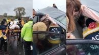 Tevafukun böylesi... Doktor kazaya denk geldi, ilk müdahalesi yaptı