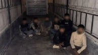 Tır dorsesinde saklanan 7 kaçak göçmen yakalandı