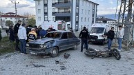 Tosya'da kavşakta çarpışma! Motosiklet ve otomobilin karıştığı kazada can pazarı yaşandı!