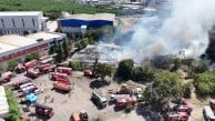 Tuzla'da dehşet anları! Kimya fabrikası küle döndü!