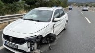 Yağmur beraberinde kaza getirdi