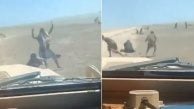 Yemen’de vahşet görüntüleri! Teslim olan Husileri zırhlı araçlarla ezdiler