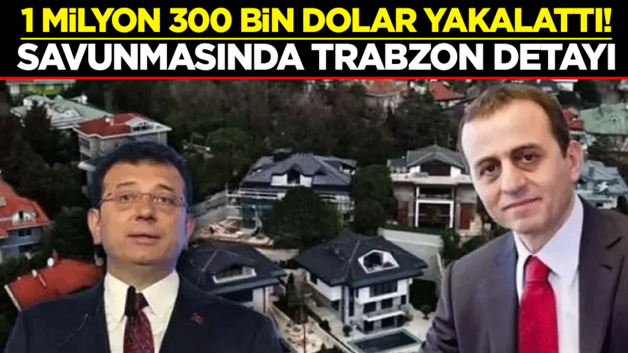 1 milyon 300 bin dolar yakalattı! Savunmasında Trabzon detayı