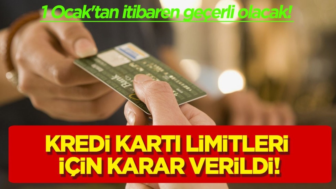 1 Ocak'tan itibaren geçerli olacak! Bankalar anlaşma imzaladı: Kredi kartı limitleri şu şekilde düşürülecek