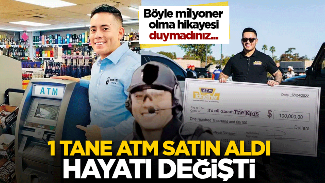 1 tane ATM satın aldı hayatı değişti! Böyle milyoner olma hikayesi duymadınız