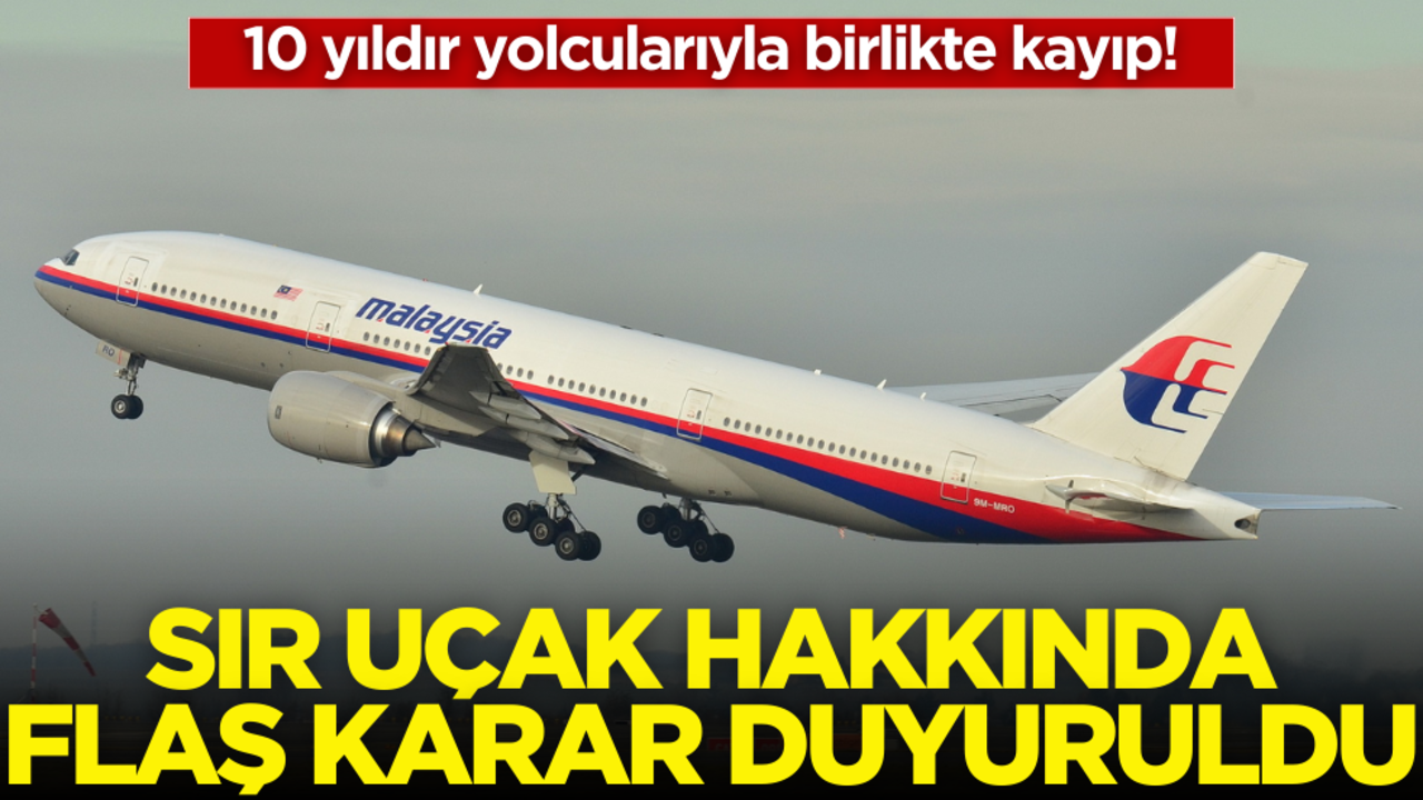 10 yıldır yolcularıyla birlikte kayıp! Sır uçak hakkında flaş gelişme!