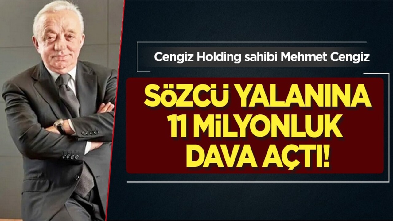 11 milyon! Cengiz Holding: ( paçavra ) Sözcü Gazetesi muhabirlerine dava açtı!