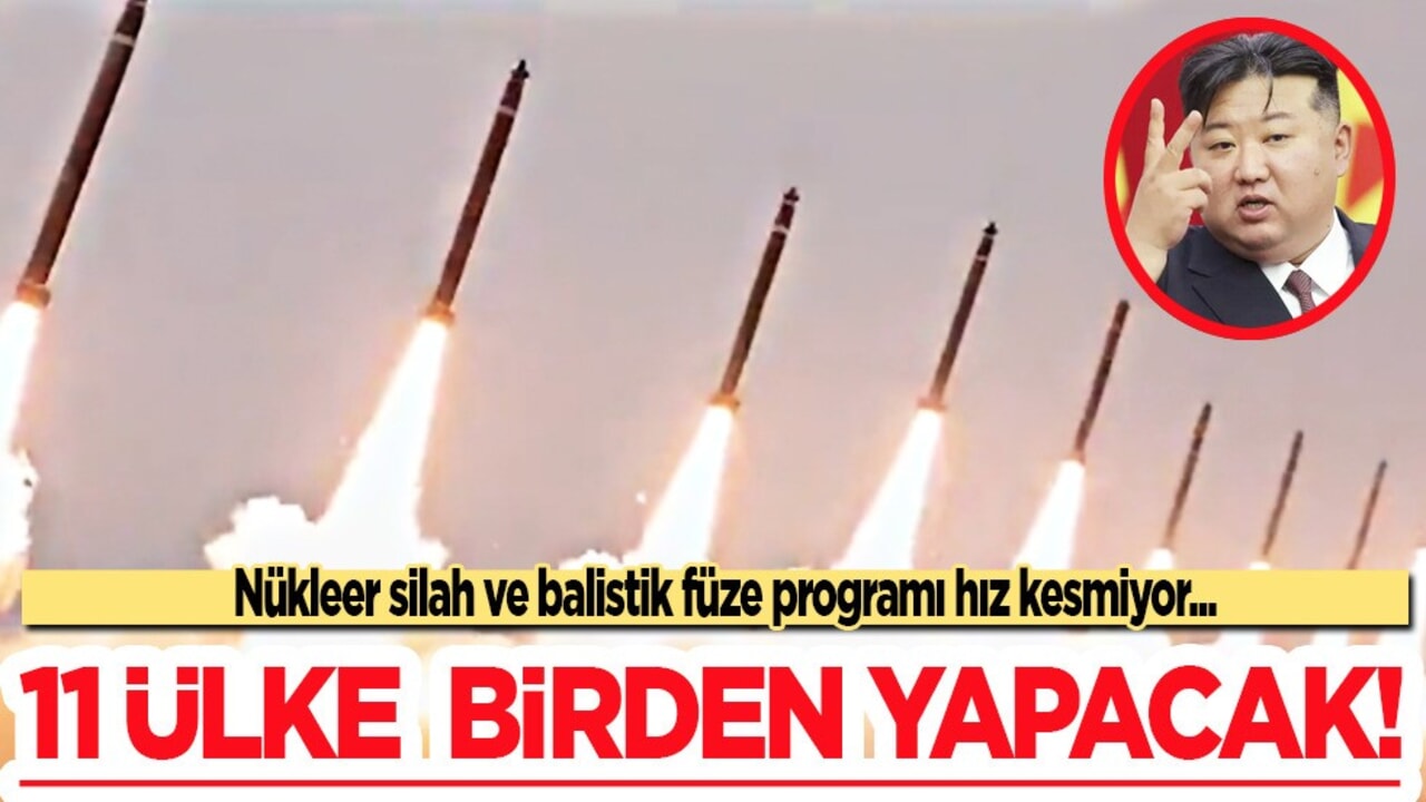 11 ülke Kuzey Kore'ye karşı harekete geçti! Kurulan kurtlar sofrasıda hedef aldılar