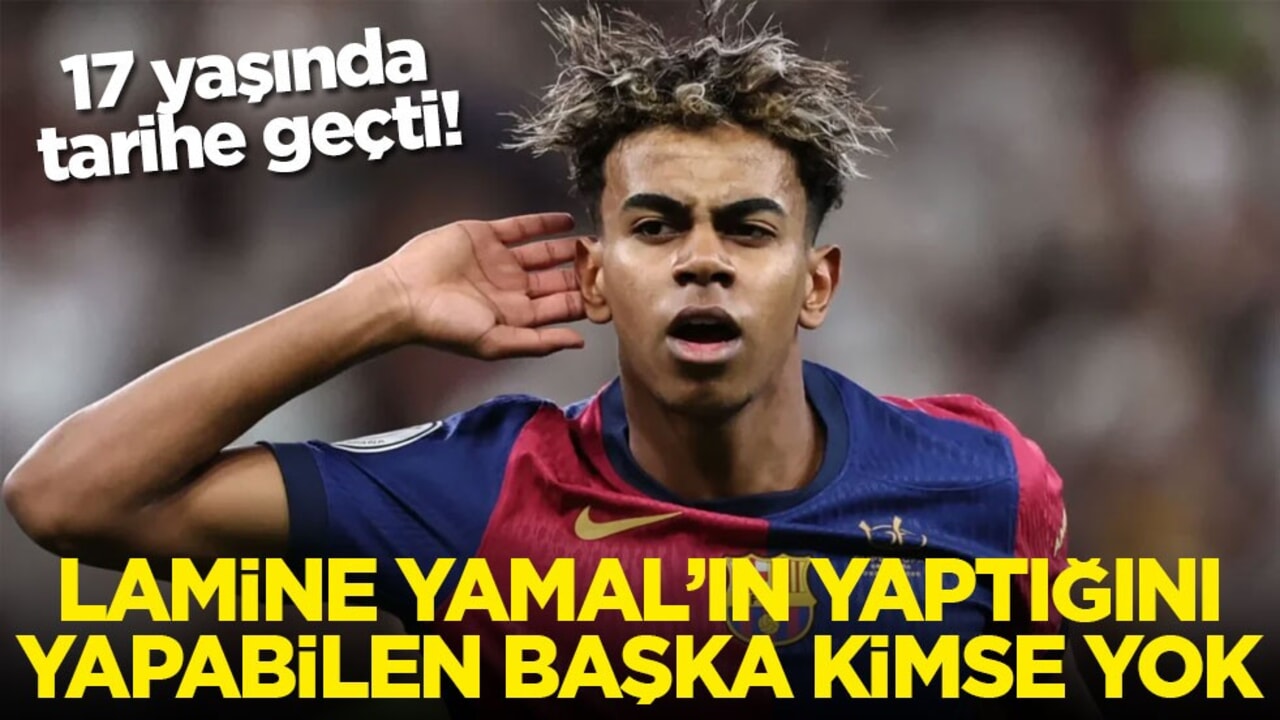 17 yaşında tarihe geçti! Lamine Yamal'ın yaptığını yapabilen başka kimse yok