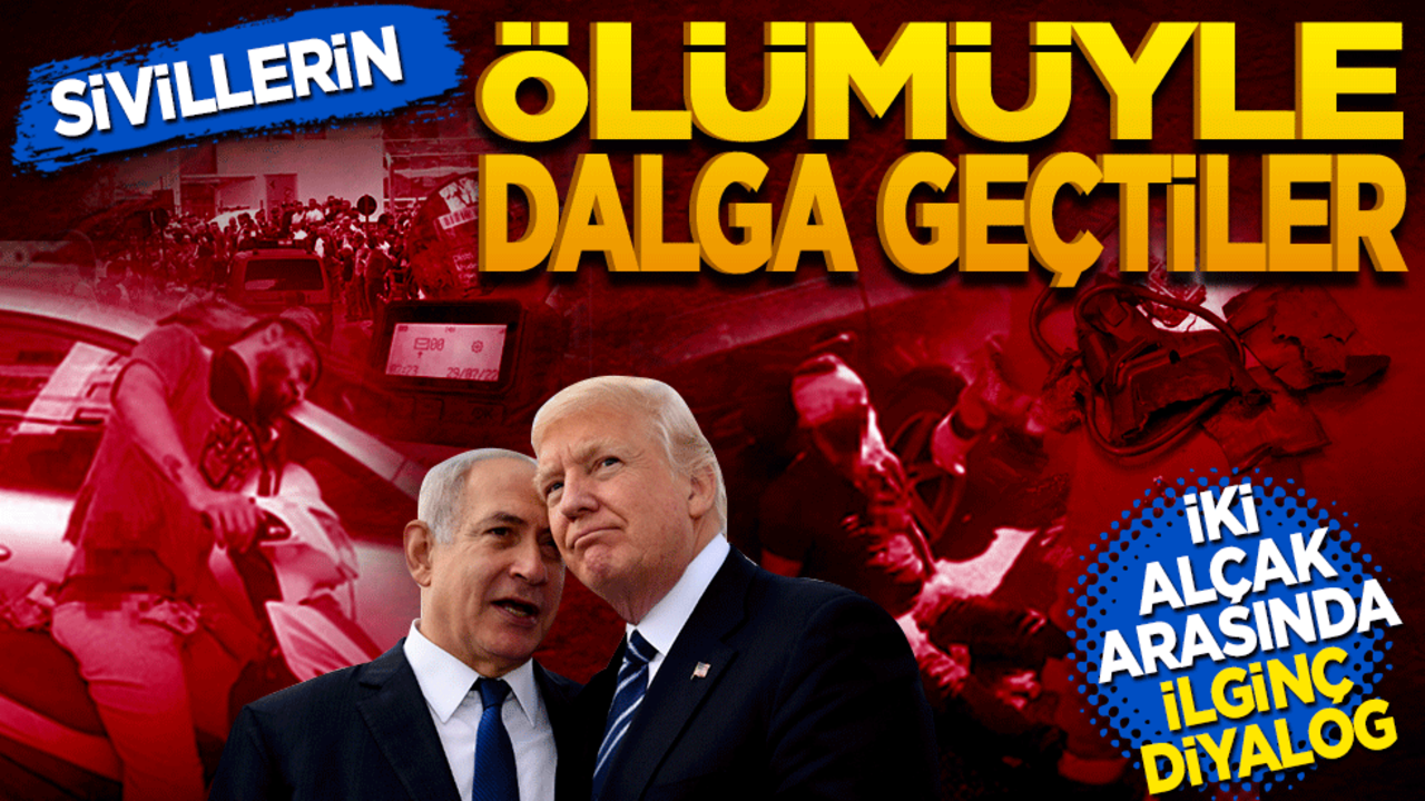 2 alçak arasında ilginç diyalog! Sivillerin ölümüyle dalga geçtiler