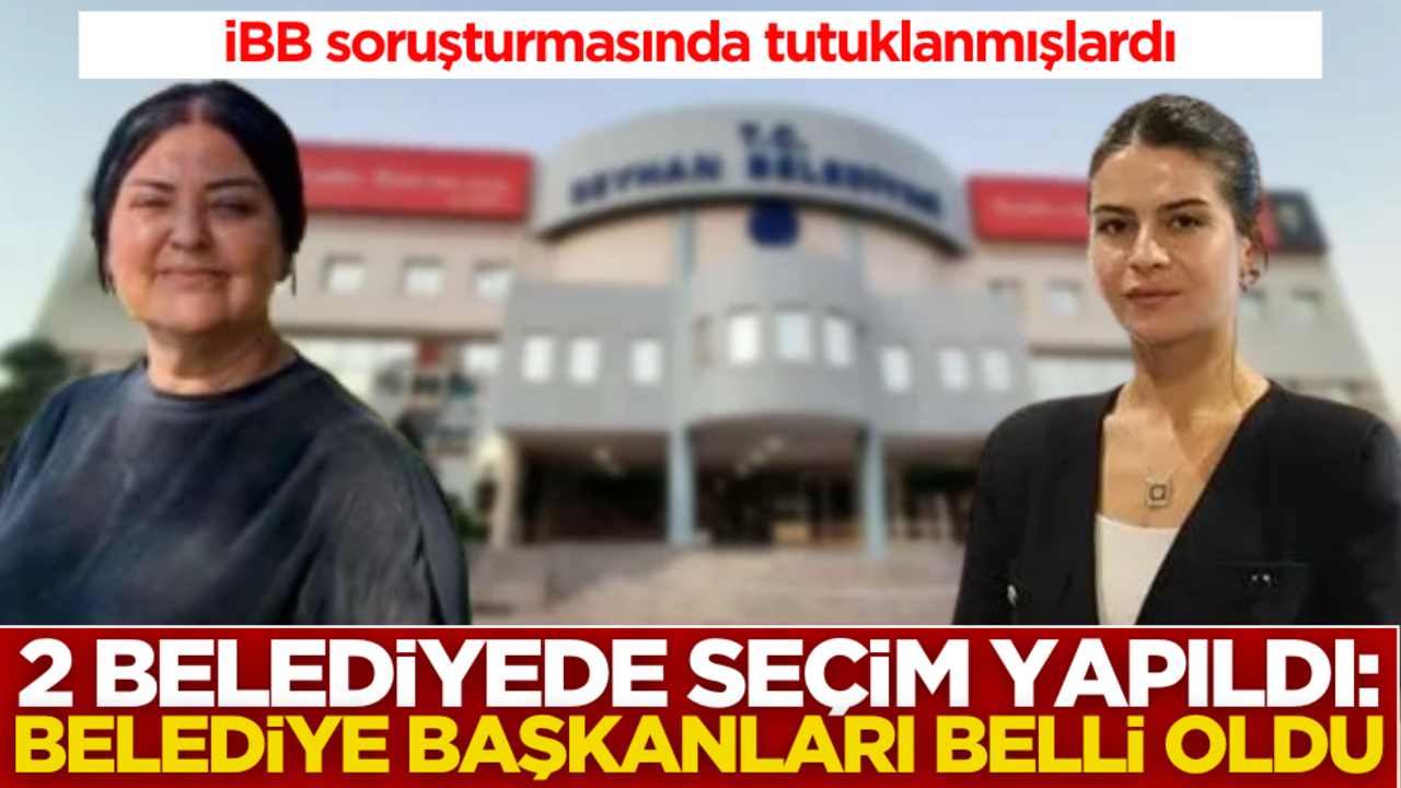 2 belediyede seçim yapıldı: Yeni başkanlar belli oldu