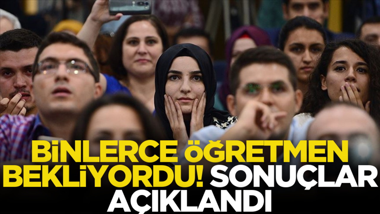 20 bin sözleşmeli öğretmen mülakat sonuçları açıklandı!