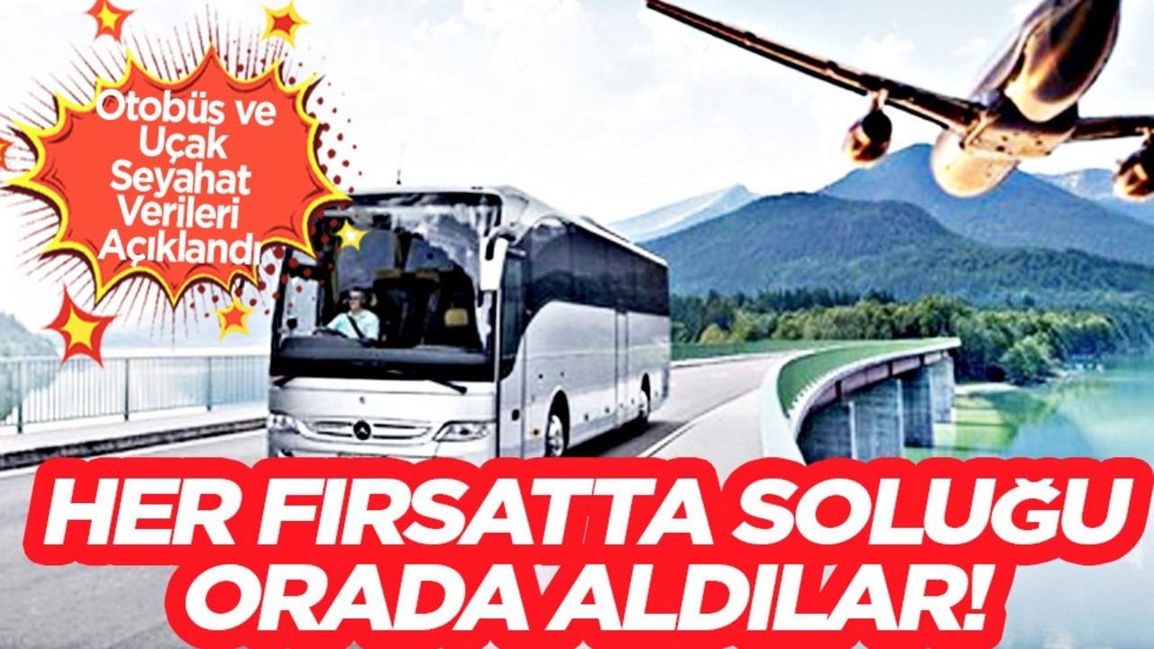 2024 Otobüs ve uçak seyahat verileri ilk kez açıkladı: Her fırsatta satın aldılar