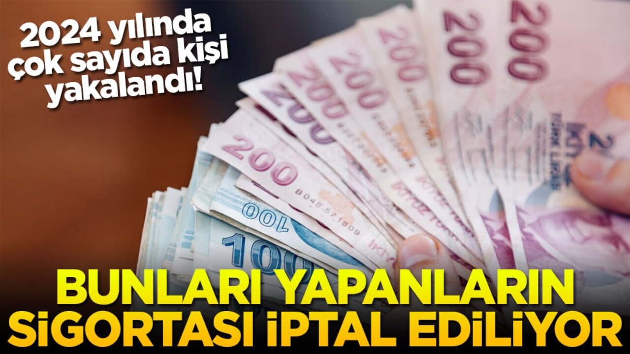 2024 yılında çok sayıda kişi yakalandı! Bunları yapanların sigortası iptal ediliyor