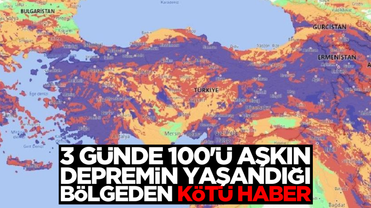 3 günde 100’den fazla depremin yaşandığı bölgeden kötü haber geldi