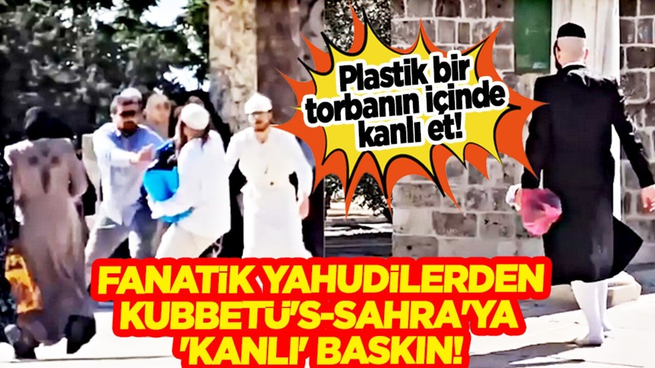 3 Yahudi Kubbetü's-Sahra'ya 'kanlı' baskın yaptı! Hedef aldı Skandal, Akılalmaz olay