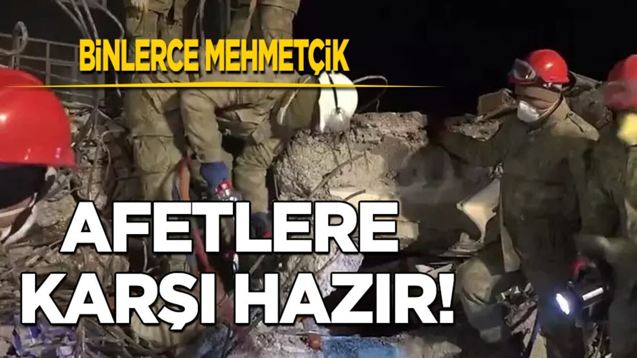 30 bin Mehmetçik afetlere karşı deprem için hazır! Resmen duyurdular
