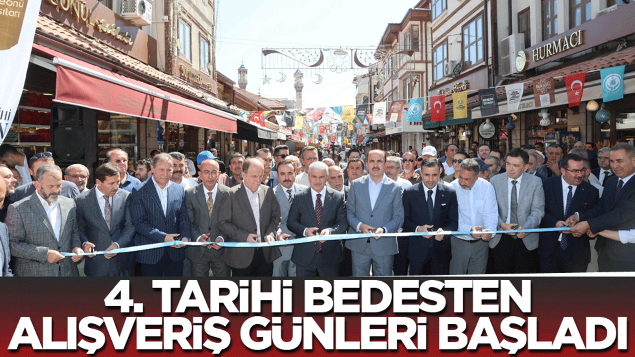 4. Tarihi Bedesten alışveriş günleri başladı
