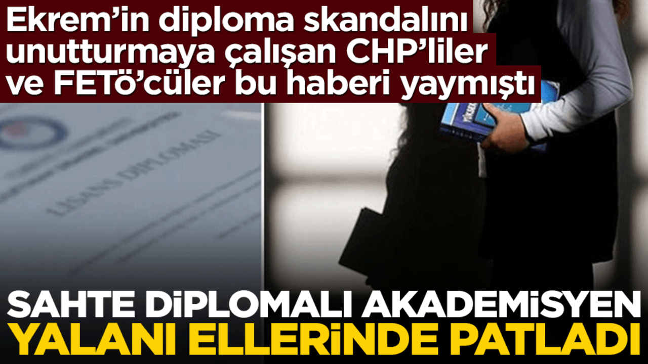 "400 akademisyen usulsüz şekilde atandı" yalanı da ellerinde patladı